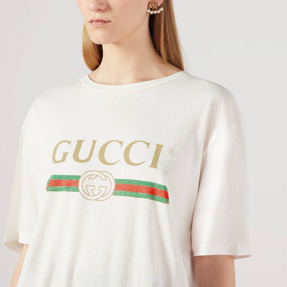 Gucci Oversize T-shirt with Logo
